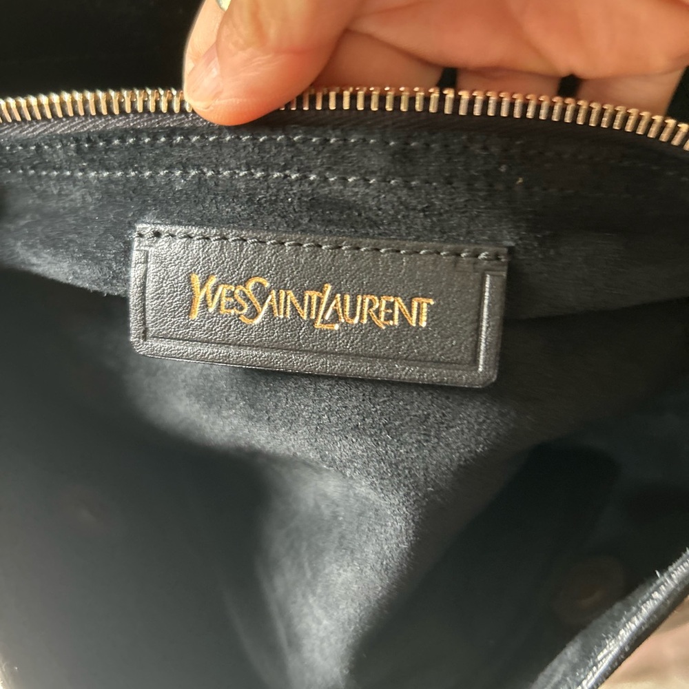 Yves Saint Laurent Black Leather Bag